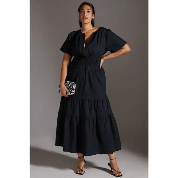 Anthropologie | Dresses | New Anthropologie The Somerset Maxi Dress Linen  Edition Size Large Pet | Poshmark